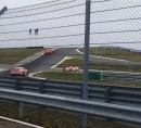 Porsche 911 GT3 RS Drifting with Two GT3s