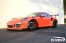Lava Orange Porsche 911 GT3 RS with GMG Racing Track Package