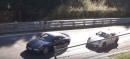 Porsche 911 GT3 RS vs Porsche 911 Nurburgring Near Crash