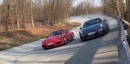 Porsche 911 GT3 Touring Package vs. 911 Carrera T Track Battle