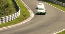 Porsche 911 GT3 vs BMW M235i Nurburgring Near Crash