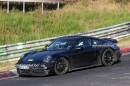 Porsche 911 GTS facelift hybrid prototype