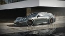 Porsche 911 Sport Turismo shooting brake rendering by Sugar Chow