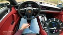 Porsche 911 Targa 4S (992) top speed run on Autobahn