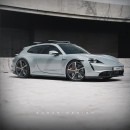Porsche 911 Taycan Turismo - rendering