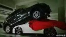Porsche 911 Trampled by Volkswagen Touareg in China