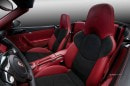 Porsche 911 Turbo Cabriolet tuned by Vilner: leather and Alcantara seats