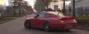 Porsche 911 Turbo Crashes while Leaving a Car Meet