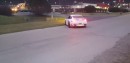 Porsche 911 Turbo Nearly Crashes while Leaving Car Meet