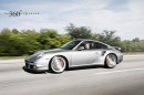 Porsche 911 Turbo on 360° Forged Concave Mesh 8 Wheels
