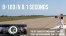 Porsche 911 Turbo S Cabriolet vs. Ferrari F8 Tributo drag race