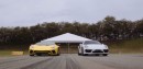 Porsche 911 Turbo S Crashes Lamborghini Aventador S in a Drag Race