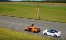 Porsche 911 Turbo S vs Lamborghini Aventador SV Drag Race