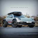 Porsche 911 Turbo Safari Shooting Brake CGI off-road by sugardesign_1