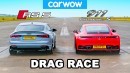 Porsche 911 vs. Audi RS5 Sportback Drag Race Is Surprisingly Close