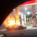 Porsche 918 Spyder on fire in Canada