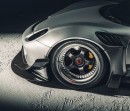 Porsche 918 Spyder "Longtail" rendering