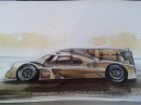 Porsche 919 Hybrid's Le Mans Racing Action Painted in Coffee