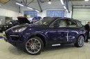 Porsche Cayenne Blue Chrome