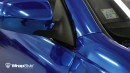 Porsche Cayenne Blue Chrome Wrap