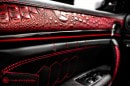 Porsche Cayenne Goes Reptilian with Red Crocodile Leather Interior