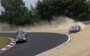 Porsche Cayman Nurburgring error