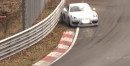 Porsche Cayman GT4 Clubsport Nurburgring crash