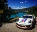 Porsche Cayman GT4 with Worn-Out Martini Livery