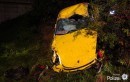Porsche Cayman GT4 Gets Wrecked in 186 MPH Crash