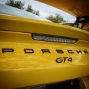 Porsche Cayman GT4 taxi