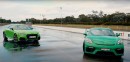 Audi TT RS Vs Porsche 718 Cayman GT4 drag race