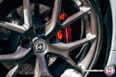 Porsche Cayman GTS on HRE Wheels: brakes