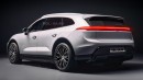 Upcoming Porsche flagship SUV rendering