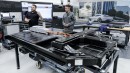 Porsche high-voltage battery repair workshop