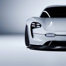 Porsche Electric Sportscar Rendered