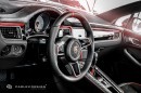 Porsche Macan extreme interior by Carlex Design: steering wheel