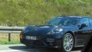 Porsche Panamera Facelift Spied Testing as Turbo S E-Hybrid on Autobahn