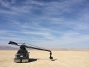 Porsche Cayenne Turbo camera car in the desert