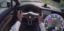 2017 Porsche Panamera Turbo on German Autobahn