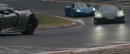 Porsche 918 Spyders on Nurburgring