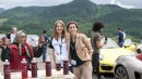Porsche Roadshow - the marketing girls: Amelia Rusu and Cristina Carp (left to right)