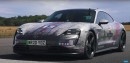Porsche Taycan 4S Drag Races Electric Trio in 2,000-HP Battle