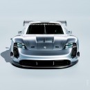 Porsche Taycan GT1 EVO rendering by Hakosan Design