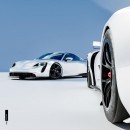 Porsche Taycan GT1 EVO rendering by Hakosan Design