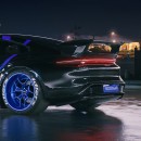 Porsche Taycan RAUH-Welt BEGRIFF new render by sdesyn on Instagram