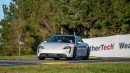 Porsche Taycan Turbo S at Road Atlanta circuit