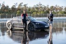 Porsche Taycan EV Drift World Record