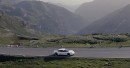 Porsche Taycan (Mission E) shot with DJI drone