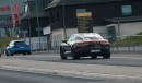 Porsche Taycan Spied at the Nurburgring, Sports Suspension Is Evident