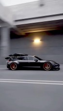 Porsche Taycan Zephyr Hyper Widebody Concept Rooftop Box